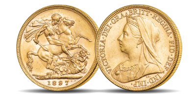 The Queen Victoria Veiled Head Half Sovereign 1893-1901 